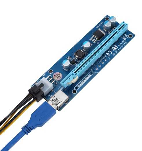 Cabo extensor pci-e para placa de video , cabos hardware usb 3.0 60cm