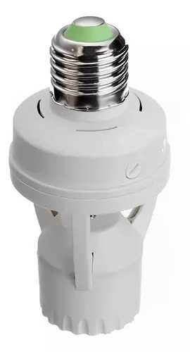 Soquete conversor com sensor de movimento  base de lampada led  interruptor inteligente ac100 240v e27