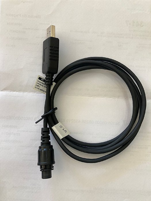 Cabo de programacao de radio comunicador rm 8