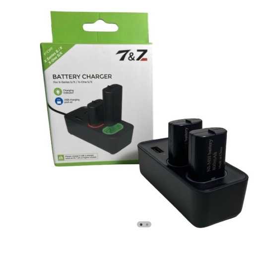 Base carregador dupla para bateria xbox one series s