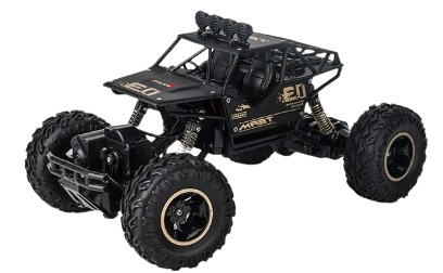 Carro com luzes led para crianças, carros de controle remoto de rádio, buggy, caminhões off-road 28cm black 1b alloy