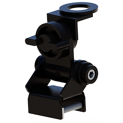 Suporte de calha preto epoxi scpe