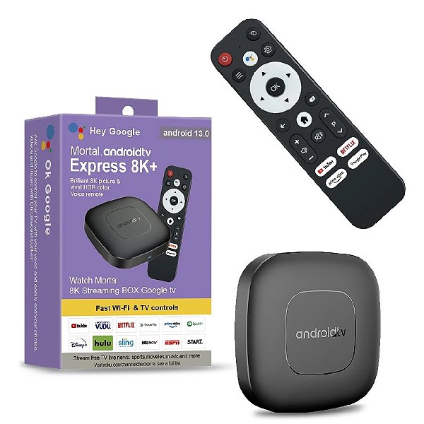 Android 13 tv box casa inteligente h313 google streaming bluetooth t1 2g8g ir remoto