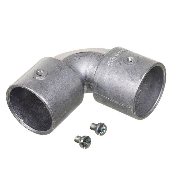 Conector curvo sem rosca 3 4