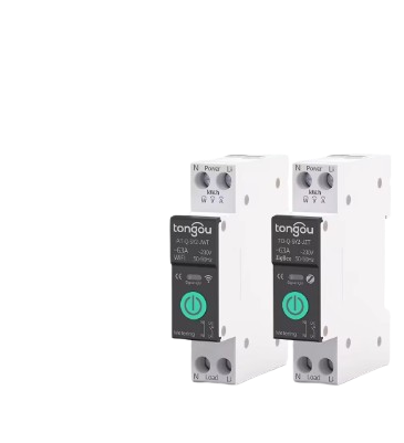 Disjuntor Inteligente WI-FI, Proteção Contra Sobtensão, Controle da Medição de Energia 1P 63A -TONGOU