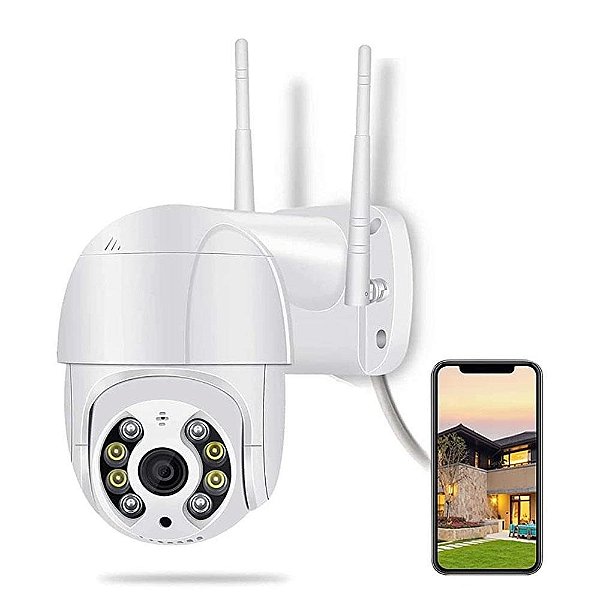 Camera ip a8 externa, prova d' agua wi fi