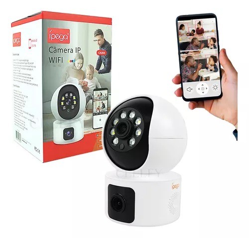Camera baba eletronica giratoria 360 3mp ( ipega) kp-ca-200