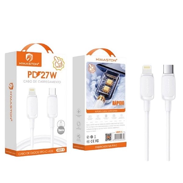 Cabo 1 metros type-c  iphone (hmaston ) pd27w hb09-5