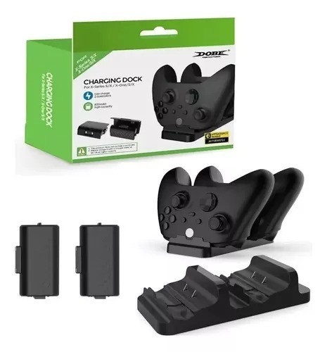 Base dupla para bateria xbox one series s carregador