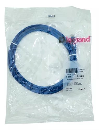 Patch cord u utp cat 5e cm az 2mt  legrand