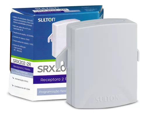 Receptor 2 Canais Longa Distancia 433 Mhz Srx 202 Sulton