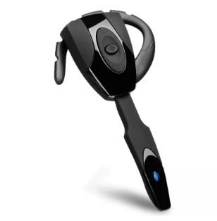 Fone sem fio headset com microfone recarregavel Preto