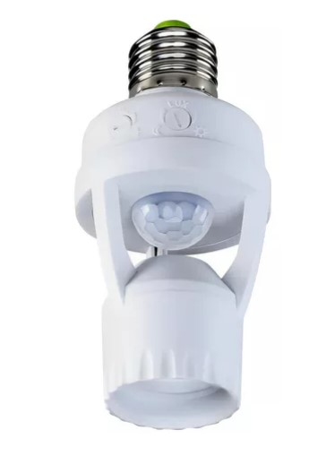 Bocal Soquete Lampada Sensor De Presenca E27