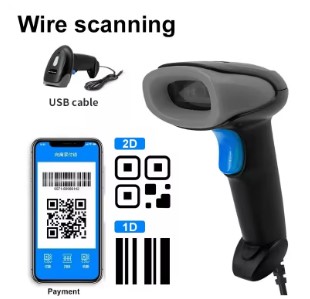Leitor de Código de Barras Portátil Com Fio USB U20 Scanner de Código QR Alta Velocidade de Decodificação