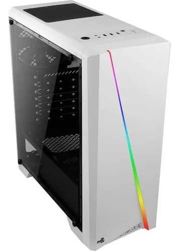 Gabinete Cylon Rgb Branco Mid Tower - Aerocool