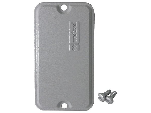 Placa Aluminio Cega 1-2 e 3/4 (Com Pintura)