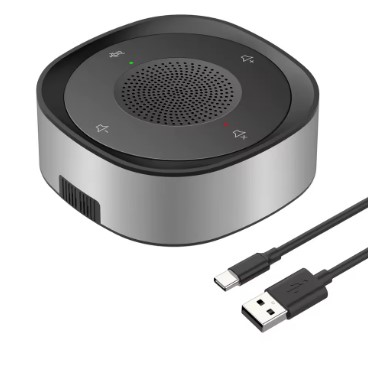 Microfone Com Fio Conferência Usb Captador De Alto Volume Para Notebook Portátil JV801