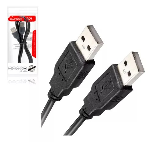 Cabo Usb Macho para Macho Nas Duas Pontas Tipo A 1,5m Kapbom