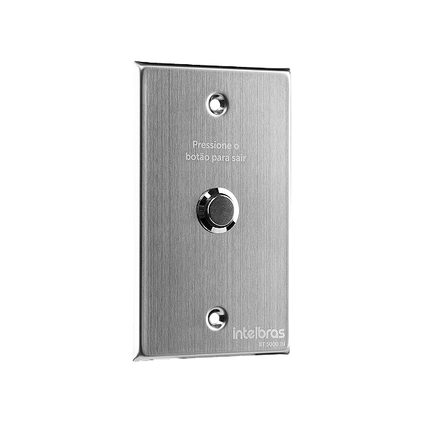 Acionador Abertura Inox Embutir 4X2 BT 5000 IN - Intelbras