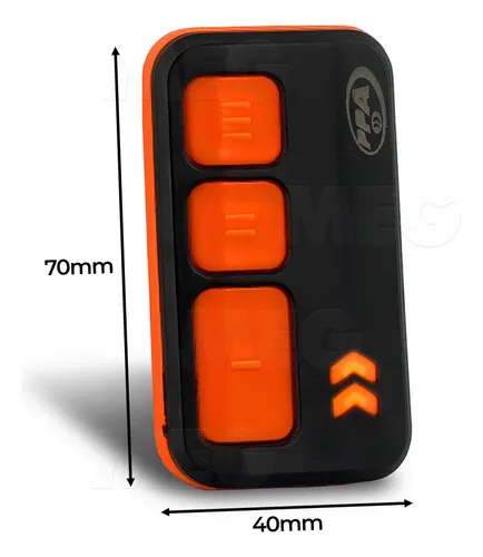 Controle Remoto Stone 3B Preto Laranja - Ppa