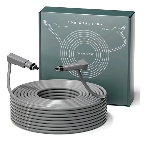 Cabo De Reposição Antena Starlink 30mt Antena Roteador Gen2