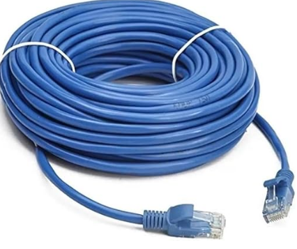Patch cord cat5 crimpado 20mts azul