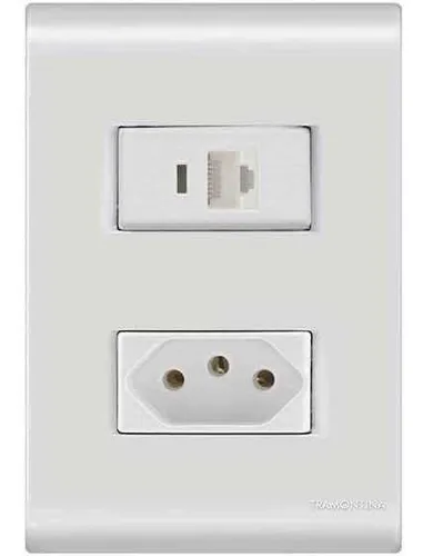 Tomada Simples 20A Com Modulo RJ45