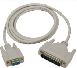 DB9 para DB25 cabo, RS232, fêmea para macho, 25Pin para 9Pin, 1.4m, 2.5m, conector do computador, atacado, AQJG
