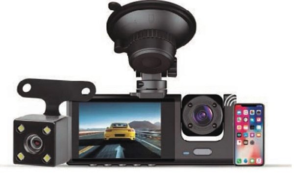 Camera DVR Veicular kit Com Camera Traseira ( Knup) S137