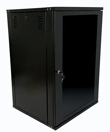 Mini-Rack Parede 16U 470MM 19Pol Preto (502) - Gforce
