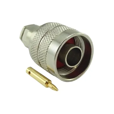 Conector N 50 Ohms Macho Reto Cabo Prensa Cabo RGC-58 Com Pino Femea - KLC