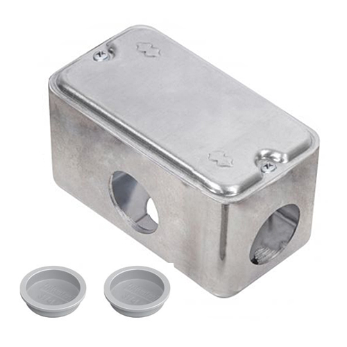 Condulete Alumínio Múltiplos Tipo X 1-1-4 E 1-1-2 (C-Placa) - Wetzel