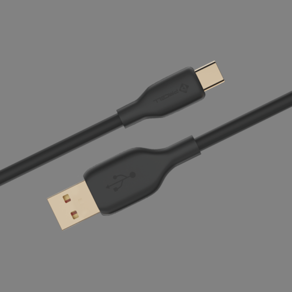 Cabo De Carregador Turbo Pmcell Cb-18 USB Type-C 1m Preto