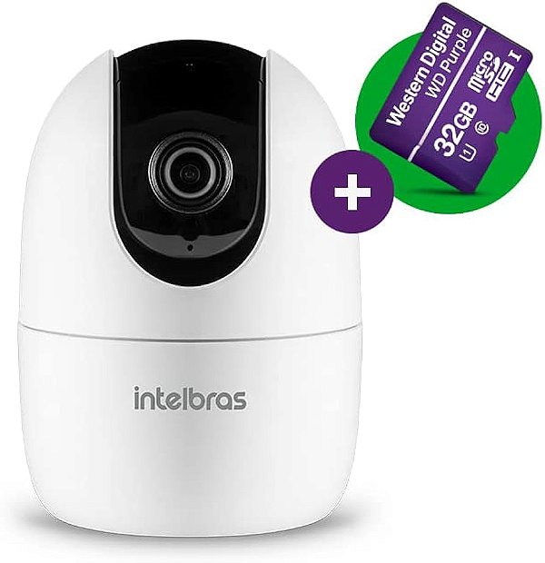 Câmera Vid Wi-fi IM4 3Mp C/Sd Card - Intelbras