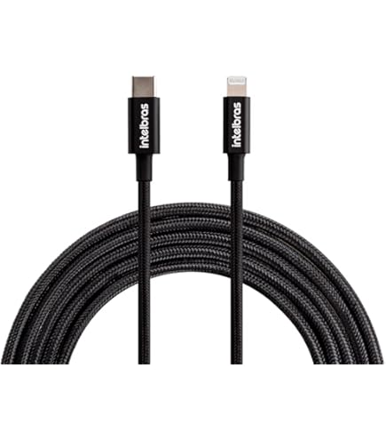 Cabo USB - LightnIng 1,2M Pvc Preto Eual 12PP - Intelbras