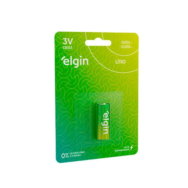 Bateria Cr123 3v - Elgin