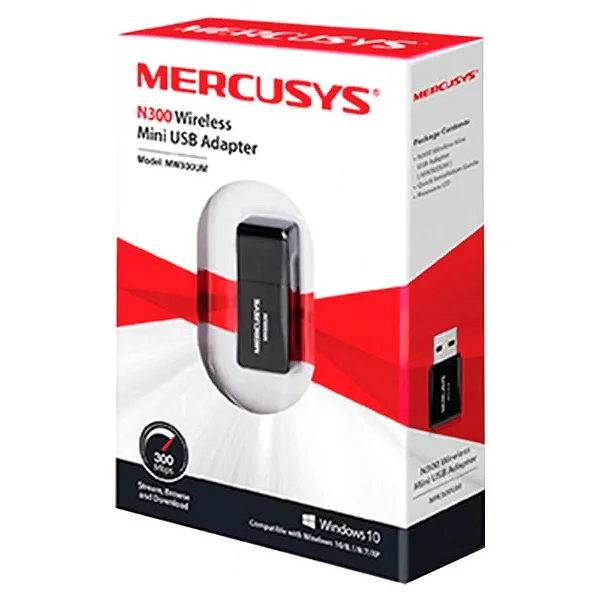 Adaptador Usb Wireless 300N Mini MW300UM Mercusys