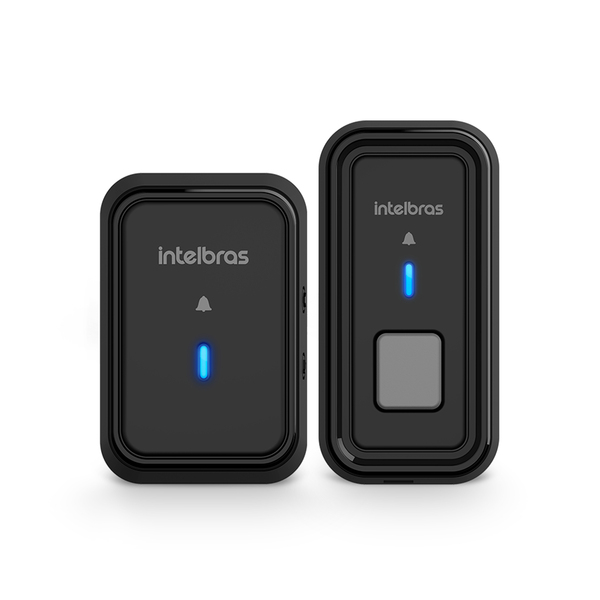Campainha S/Fio C/Bateria Cib 101 S Preta - Intelbras