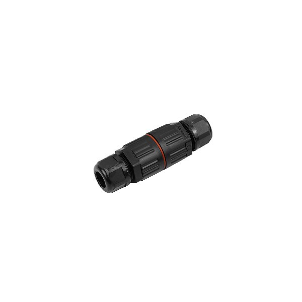 Emenda Terminal Ip68 3pin Awg14 Preta Preto Preto