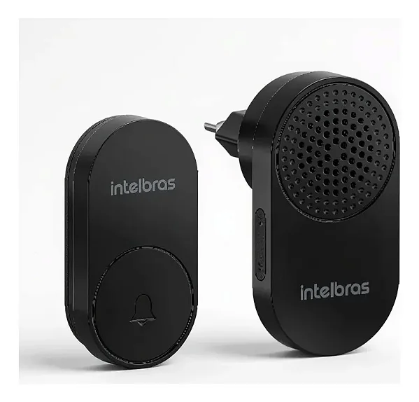 Campainha Sem Fio Cik 102 Preto - Intelbras