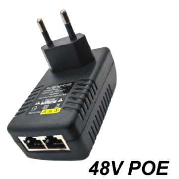 Adaptador de Fonte Alimentação POE 48V 0,5a RJ45
