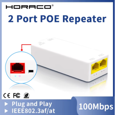Repetidor POE de 2 Portas  HORACO