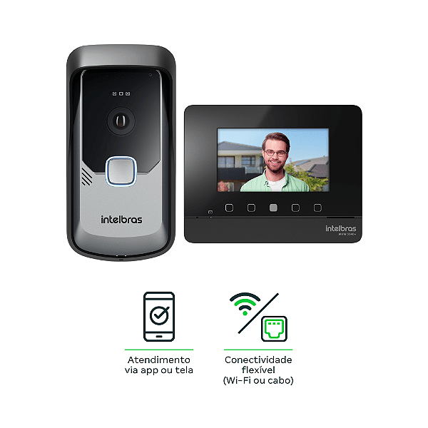 Videoporteiro Inteligente Wi-Fi Mvw 3040+ - Intelbras