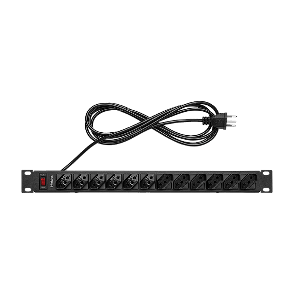 Protetor Eletronico C 12 Tomadas Para Rack - EPR 212+ - Intelbras