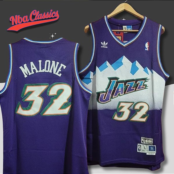 Camisa NBA Utah Jazz Karl Malone Retro NBA CLASSICS
