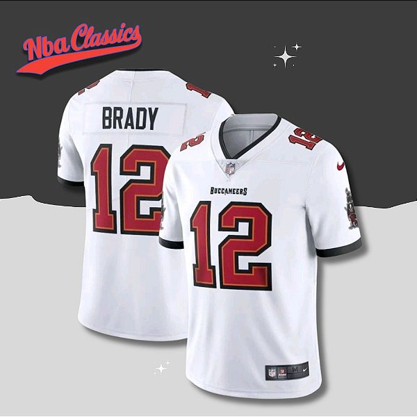 Camisa NFL Tampa Bay Buccaneers Tom Brady Branca NBA CLASSICS