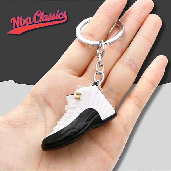 Chaveiro Tênis Jordan 12 Retro Taxi