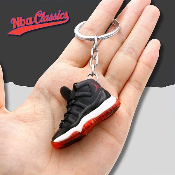 Chaveiro Tênis Jordan 11 Retro Bred