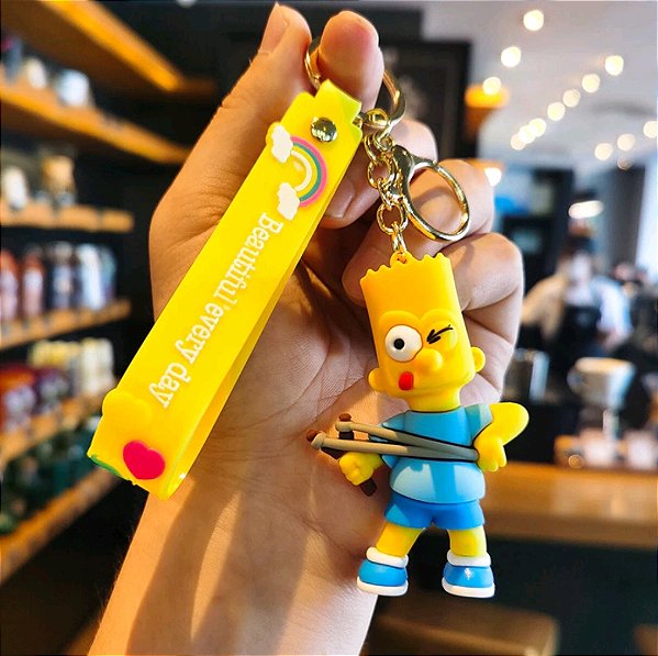 Chaveiro Bart Simpson Estilingue