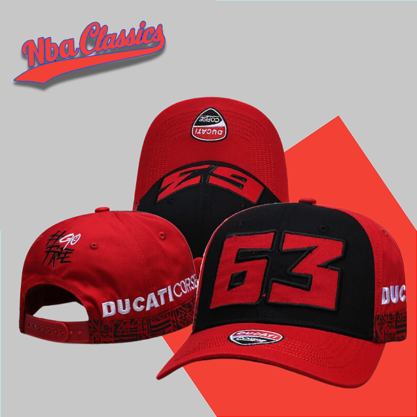 Boné Ducati Corse Aba Curva